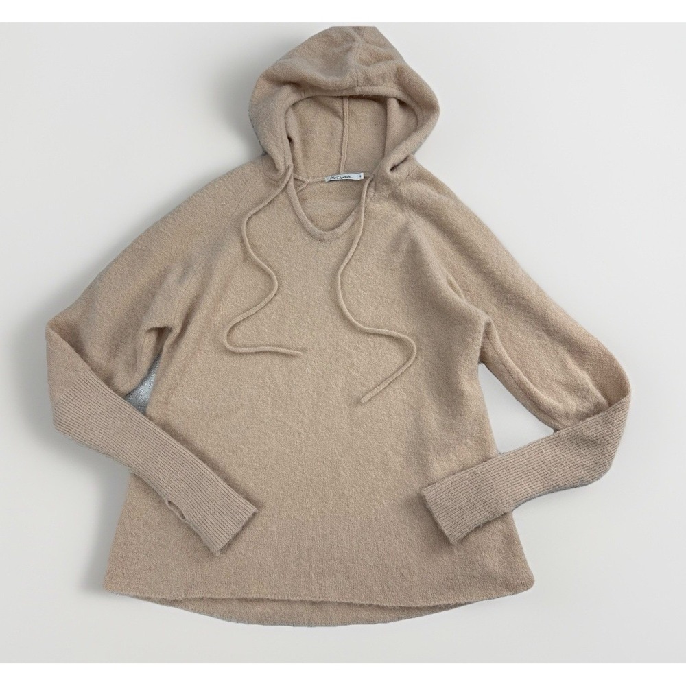 Mes Demoiselles Pichu‎ Hoodie Womens 0 Beige Wool Alpaca Knit Sweater $380